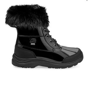 UGG
Adirondack Shearling-Lined Patent Leather Boots